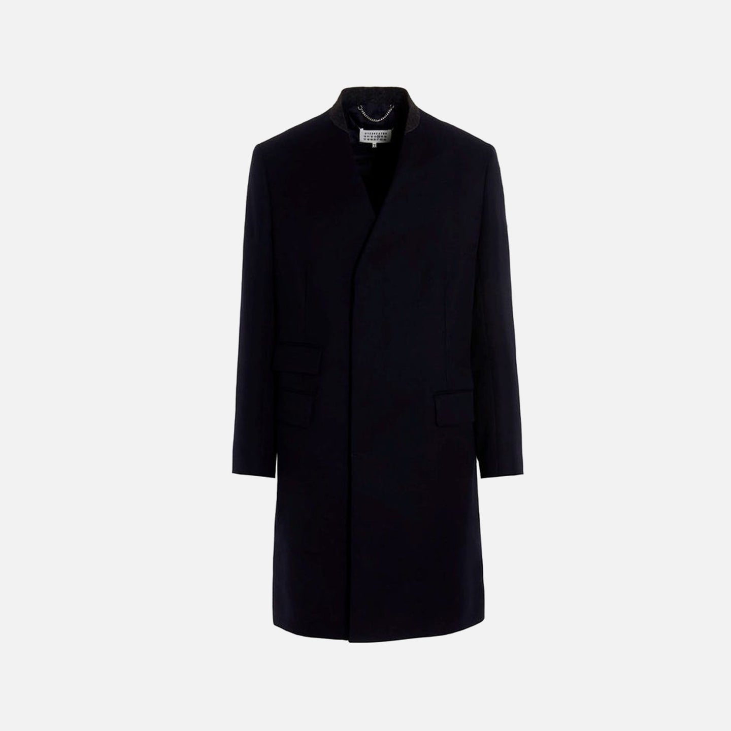 Maison Margiela Cavalry Twill Coat Navy Kith Europe