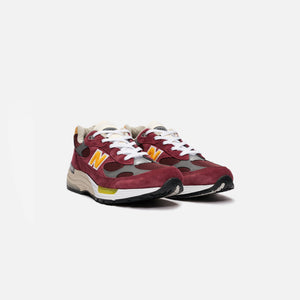 New Balance Made in USA 992 - Burgundy / White – Kith Europe